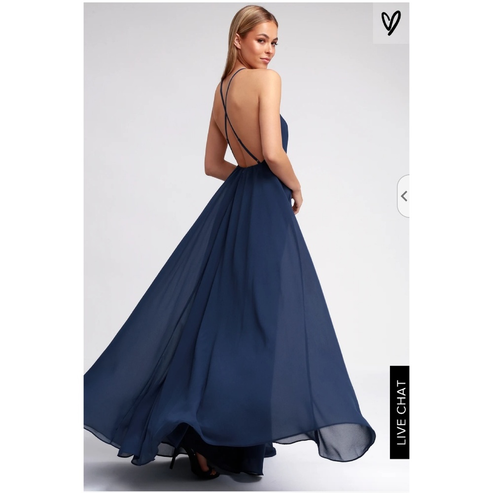Mythical Kind of Love Navy Blue Maxi Dress